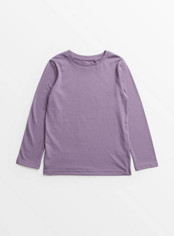 Light Purple Long Sleeve T-Shirt 8 years